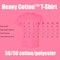 Gildan Adult's Heavy Cotton Crewneck T-Shirt, Casual Classic Fit Hi Vis Safety Pink shirt